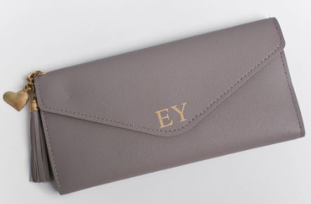 Personalised clutch purse