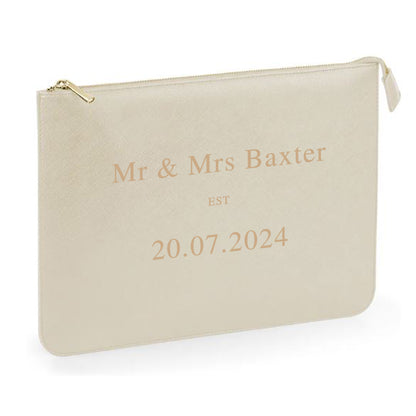 Personalised Document Wallet Holder