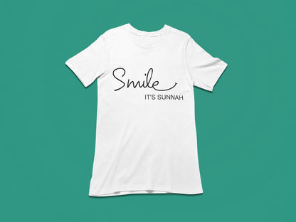 Ladies - Smile It's Sunnah - T shirt