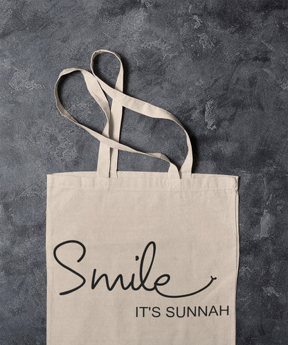 Tote Bag - Smile It's Sunnah