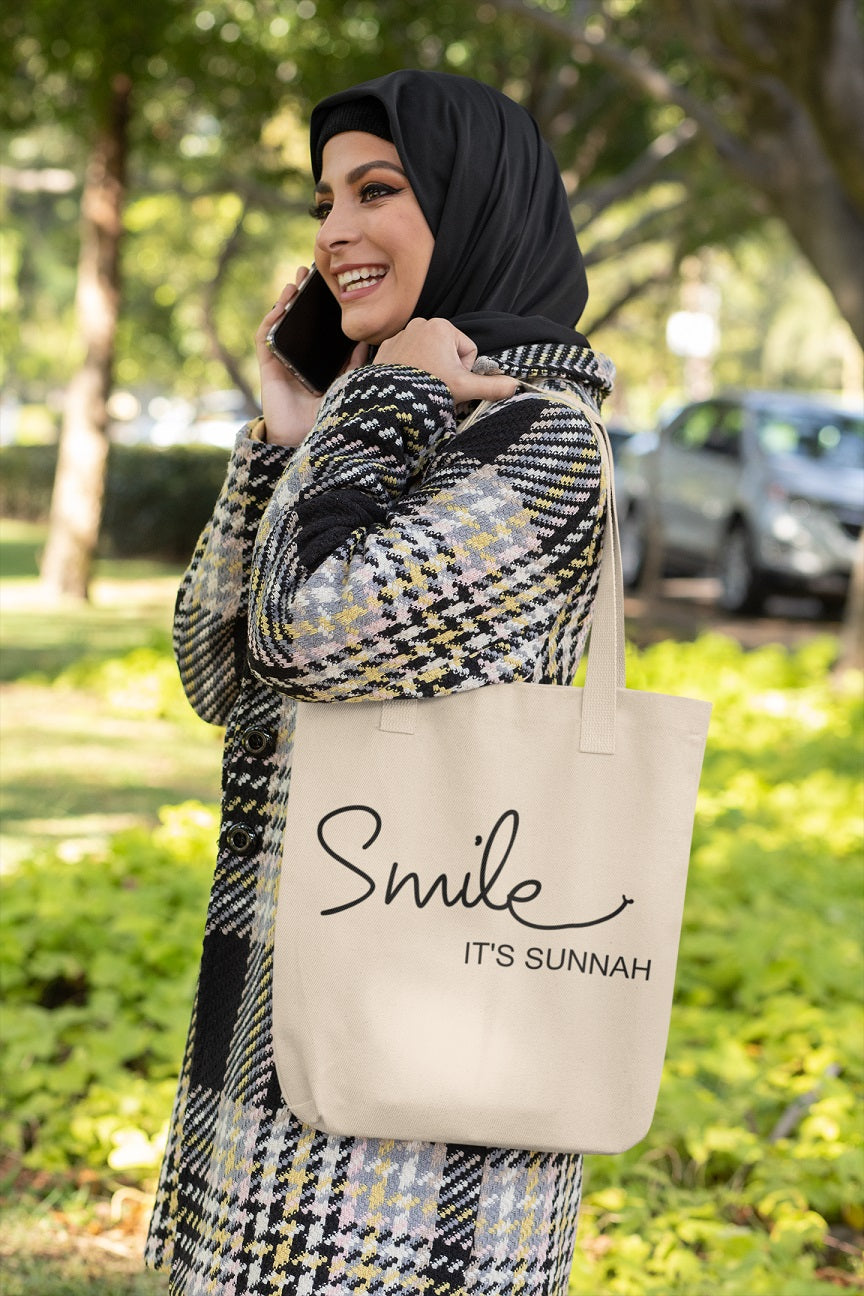 Tote Bag - Smile It's Sunnah