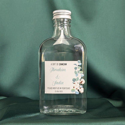 ZamZam filled bottles - Eucalyptus Green