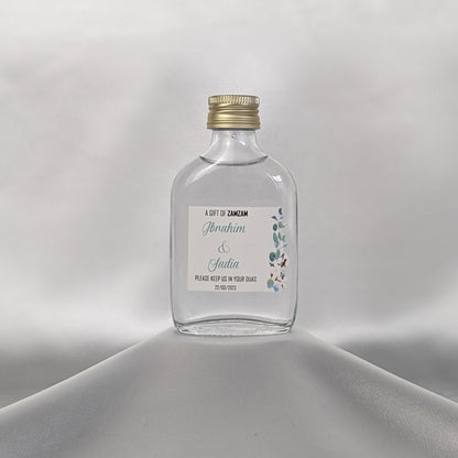 ZamZam filled bottles - Eucalyptus Green