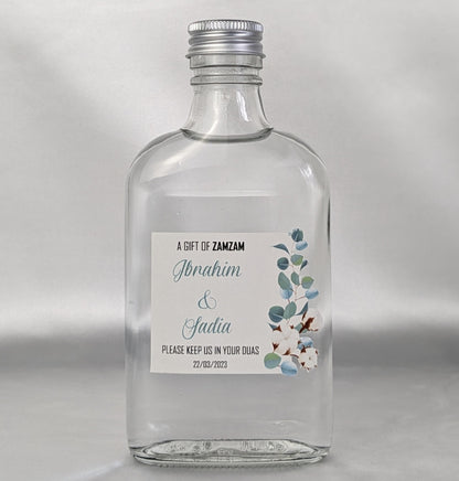 ZamZam filled bottles - Eucalyptus Green