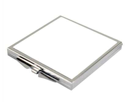 Personalised Square Monogram Compact Mirror