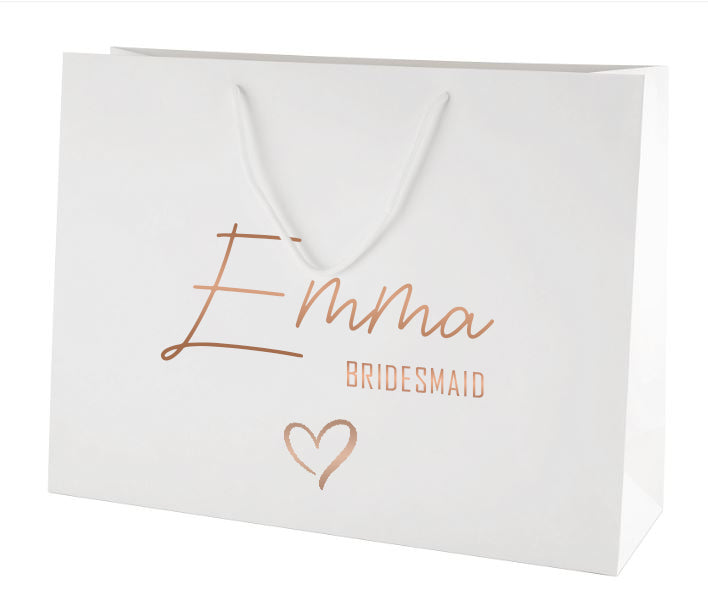 Bridesmaid Personalised Large Gift Bag